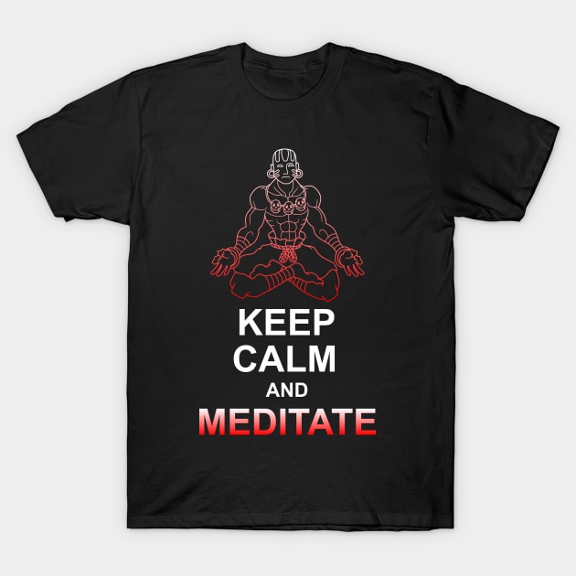 Keep Calm and Meditate T-Shirt by ChelsieJ22